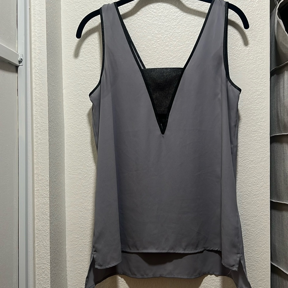 Express tank top in gray size small